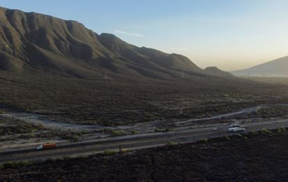 Vista aérea del sitio en el que será construida la megafábrica.