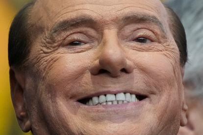 Silvio Berlusconi, durante el mitin del jueves, en Roma. 