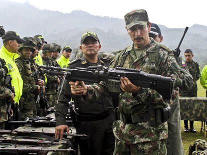 Nicacio Martínez Espinel, jefe del Ejército colombiano, en enero de 2014.