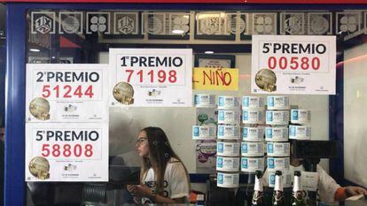 Números afortunados repartidos en la gasolinera de Granadilla de Abona (Tenerife).