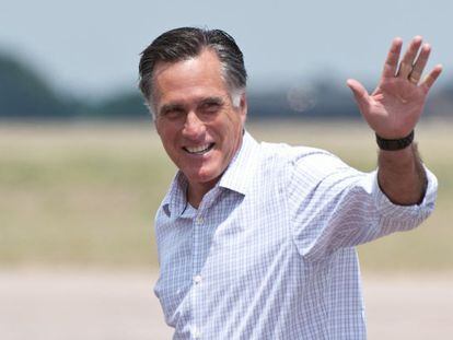 Romney en Colorado, el d&iacute;a 10 de julio
