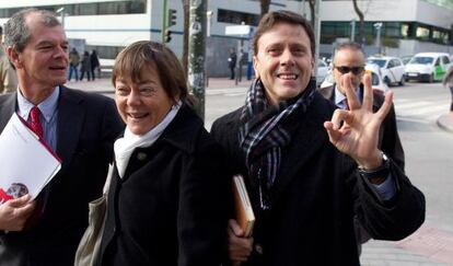Eufemiano Fuentes, junto a su hermana Yolanda.