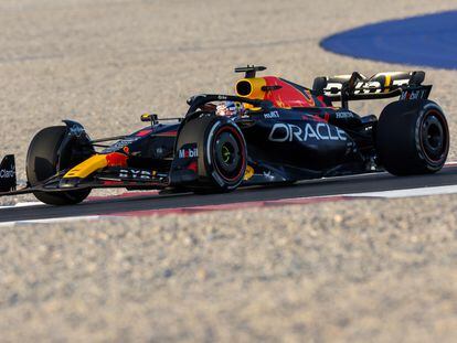 Max Verstappen durante los entrenamientos libres del Gran Premio de Qatar.