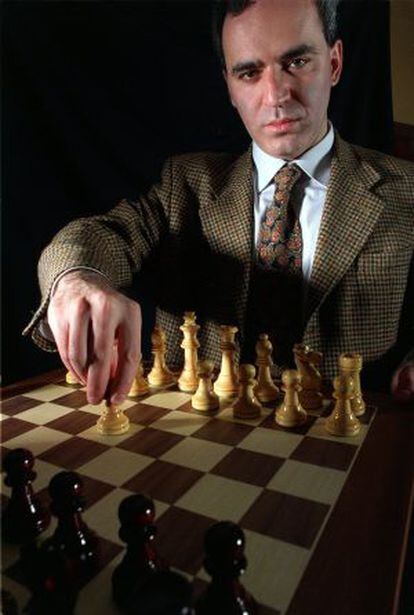 El ajedrecista Gari Kasparov.