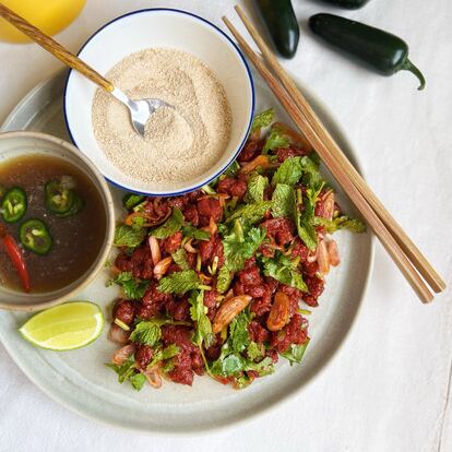 Cuando te llevas el tartar de viaje a Tailandia