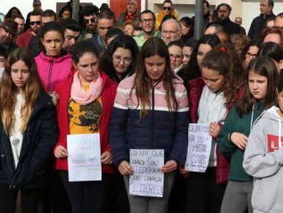 Bernardo Montoya, detenido por la muerte de la joven profesora, ha sido trasladado a su casa para reconstruir el crimen