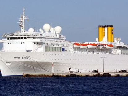 Una imagen del crucero &#039;Costa Allegra&#039;, en junio de 2010. 