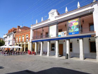 Calle de La Plaza, en Fuenlabrada, uno de los lugares seleccionado para que puedan actuar los artistas.