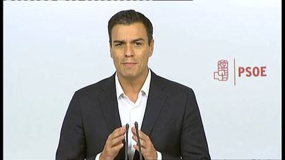 Sánchez dimitirá si el Comité Federal decide la abstención ante Rajoy