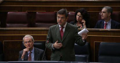 Rafael Catal&aacute;, ministro de Justicia en el Congreso de los Diputados. 