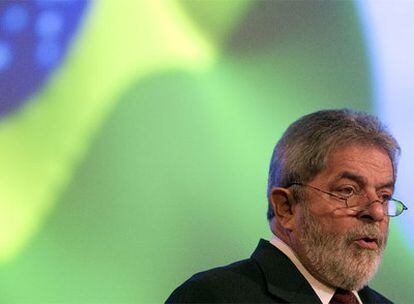 El presidente brasileño Luiz Inácio Lula Da Silva, durante la jornada de clausura de una conferencia sobre biocombustibles en São Paulo