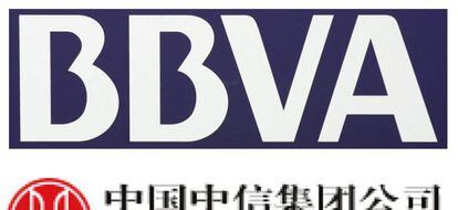 Logotipo de BBVA con su socio Citic en China