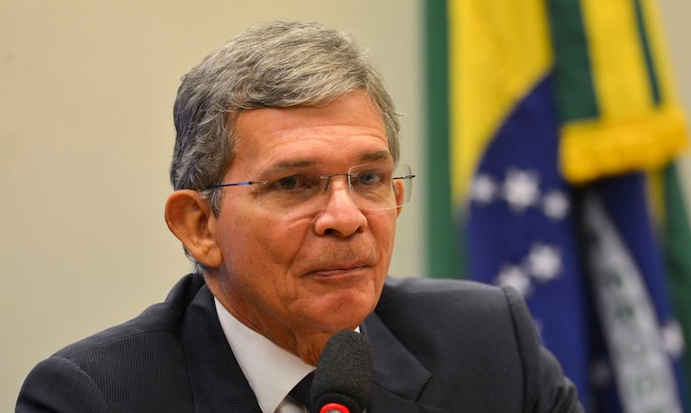 The new president of Petrobras, General Joaquim Silva, in a file image.