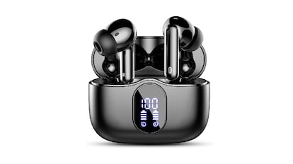 Los auriculares van acompañados de un estuche de carga. BTOOTOS.