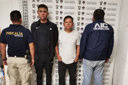 Los capturados el 5 de julio, Jorge y Jorge Alberto "N", padre e hijo capturados por ser presuntos cómplice y asesino de Kimberly Melissa, respectivamente.