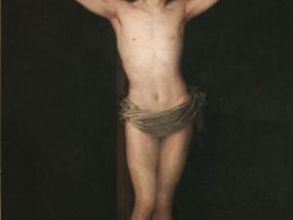 Francisco de Goya pint&oacute; el &#039;Cristo crucificado&#039; en 1780 y lo present&oacute; para su acceso a la Real Academia de Bellas Artes de San Fernando.