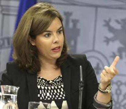 Soraya Sáez de Santamaría, vicepresidenta del Gobierno