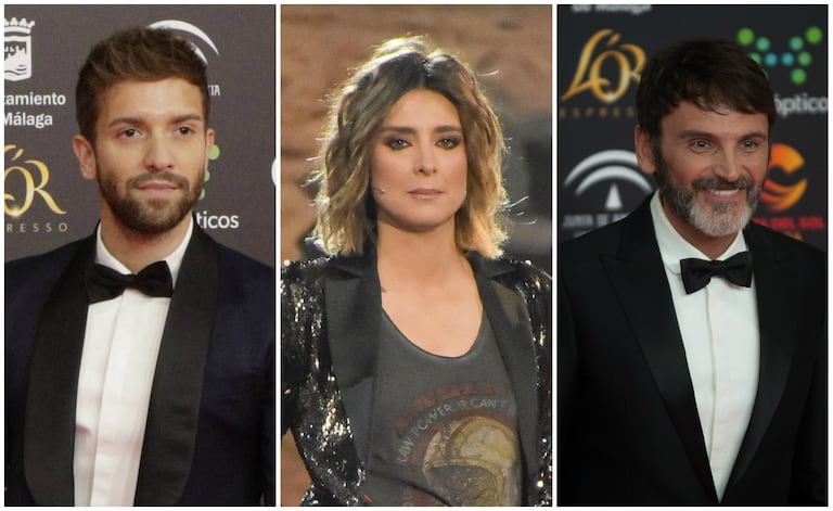 Pablo Alborán, Sandra Barneda y Fernando Tejero.