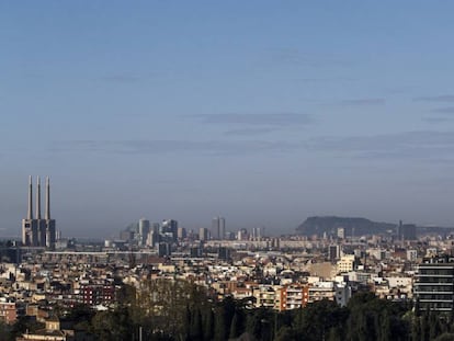 Barcelona, sense contaminació, durant el confinament.