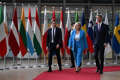 La ministra del Interior alemana, Nancy Faeser, llegaba este jueves a Bruselas.