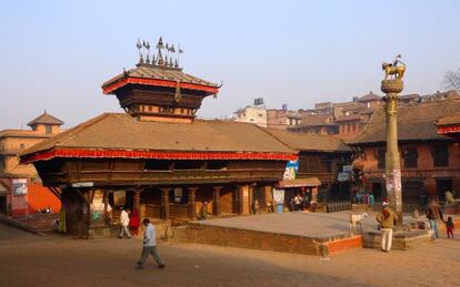 Templo Bhimsen, en Bhaktapur.