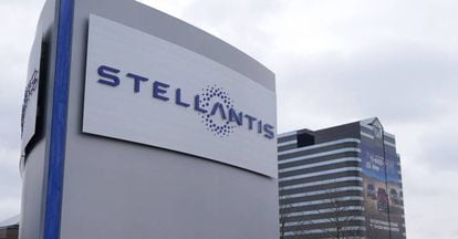 Logo de Stellantis, en una imagen de archivo