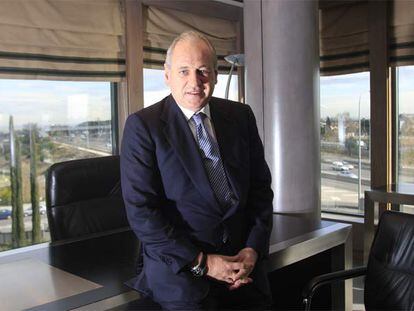 Pedro Ballvé, presidente de Campofrío Food Good, en las oficinas de la compañía en Madrid.