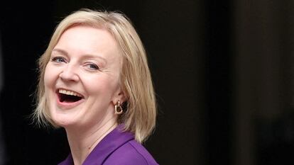 Liz Truss poco después de ganar la presidencia del partido conservador británico, el 5 de septiembre.