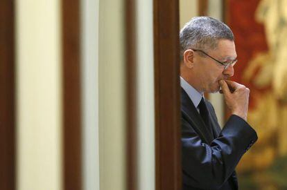 El ministro de Justicia, Alberto Ruiz-Gallardón. / Javier Lizón (Efe)