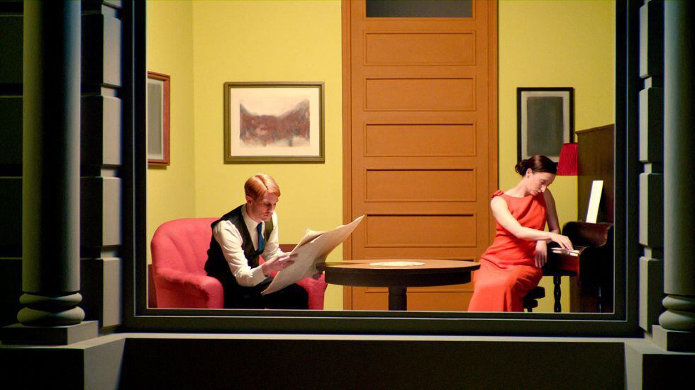 La decoración de la casa empieza a poner a prueba la solidez de las parejas. En la imagen, Christoph Bach y Stephanie Cumming en la película 'Shirley: Visiones de una realidad ' (2013).