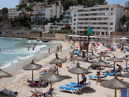 La playa de Cala Major, en Mallorca, el pasado agosto.