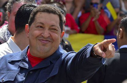 El presidente venezolano, Hugo Chávez.