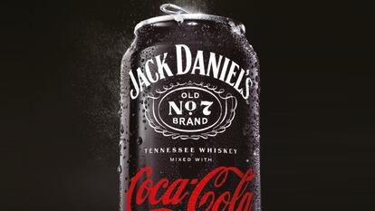 Lata de la bebida que Coca-Cola y Jack Daniel's lanzan en España