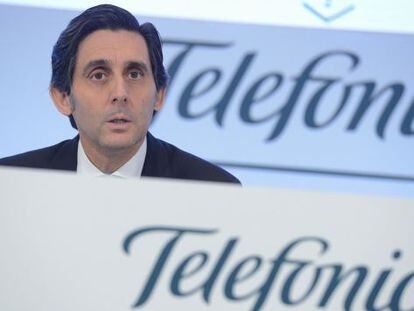 El presidente de Telefónica, José María Álvarez-Pallete.