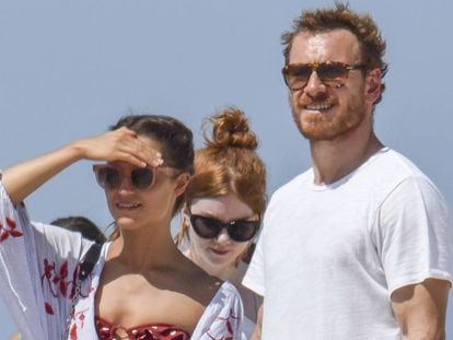 Alicia Vikander y Michael Fassbender, este mi&eacute;rcoles en Formentera.