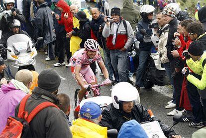 David Arroyo, durante la 19ª etapa del Giro.