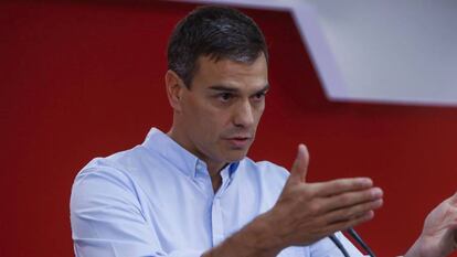 El secretario general del PSOE, Pedro Sánchez.