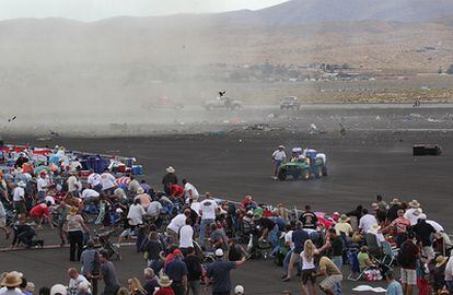 Momentos después del accidente