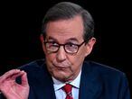 Moderator Chris Wallace of Fox News speaks as President Donald Trump and Democratic presidential candidate former Vice President Joe Biden participate in the first presidential debate Tuesday, Sept. 29, 2020, at Case Western University and Cleveland Clinic, in Cleveland. (Olivier Douliery/Pool vi AP)