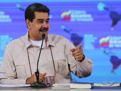 Nicolás Maduro, durante un acto oficial en Caracas.