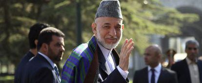 Hamid Karzai, presidente de Afganist&aacute;n. 
