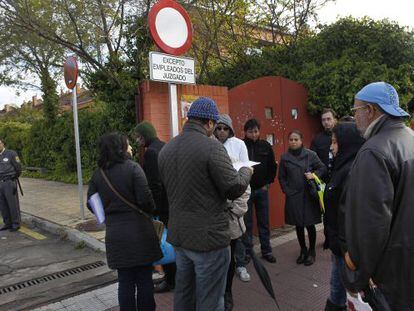 Cola en el registro de Getafe.