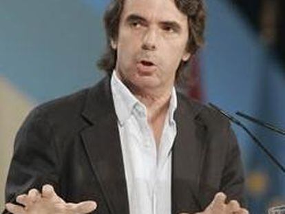 El ex presidente del Gobierno, José María Aznar