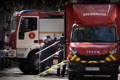 Incendio libreria Barcelona