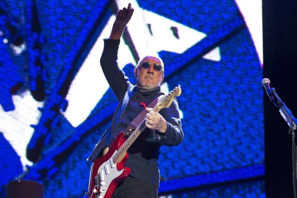 Pete Townshend, de The Who, en su actuación en el Azkena.