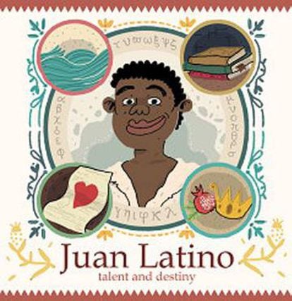 Portada del libro para niños 'Juan Latino', de Aurelia Martín.