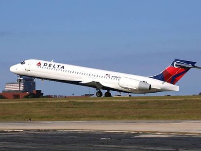 Un avión de Delta Airlines, en una imagen de archivo.