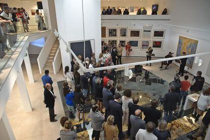 Acto de reinauguración del Museo de Arte Contemporáneo de Ibiza