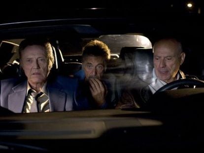 De izquierda a derecha, Christopher Walken, Al Pacino y Alan Arkin.