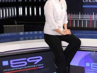 La presentadora de '59 segundos', María Casado, moderará el debate a cinco bandas en la cadena pública.